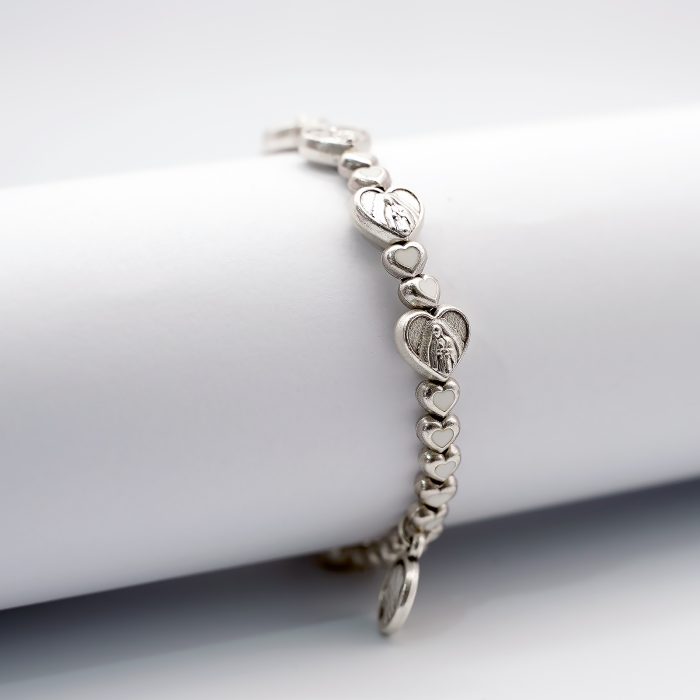 瓜达卢佩圣母弹性念珠手链 - 配意大利配件 Catholic religious art