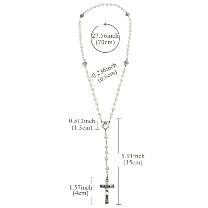 玫瑰念珠-四大殿-教宗方济各-圣伯多禄大殿-6mm Catholic religious art