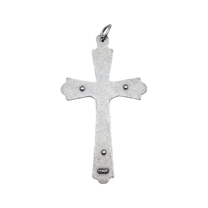 DIY十字架-念珠配件-锌合金-4.3x2.7cm Catholic religious art