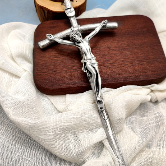 十字架-权杖-锌合金-经典圣尸-28.5x12cm Catholic religious art