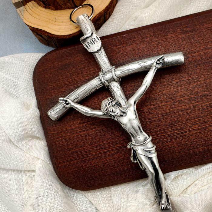 十字架-权杖-锌合金-经典圣尸-28.5x12cm Catholic religious art