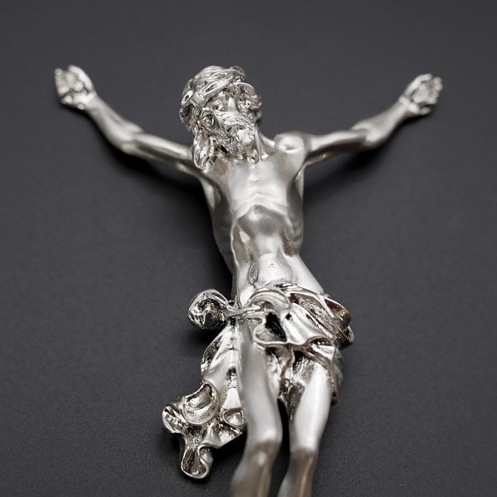 圣尸-树脂-银电镀-15x11cm Catholic religious art