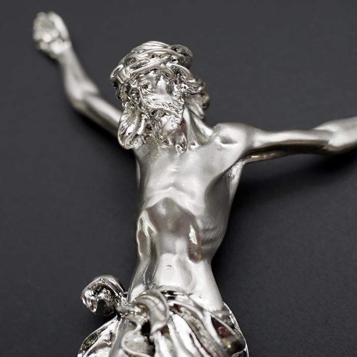 圣尸-树脂-银电镀-15x11cm Catholic religious art