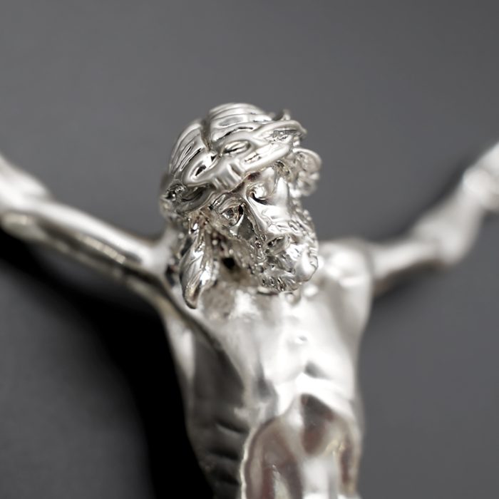 圣尸-树脂-银电镀-15x11cm Catholic religious art