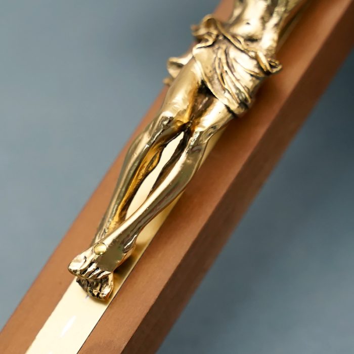 十字架-基督-胡桃木-25x13cm Catholic religious art