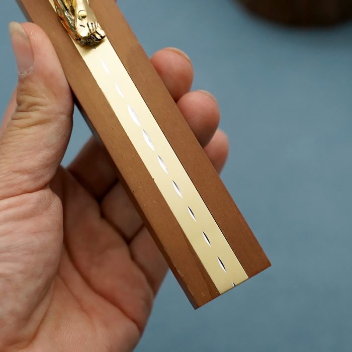 十字架-基督-胡桃木-25x13cm Catholic religious art