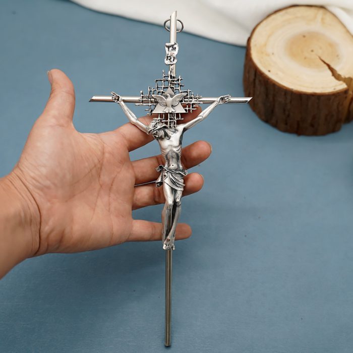 十字架-金属挂件-27.5x12.3cm Catholic religious art