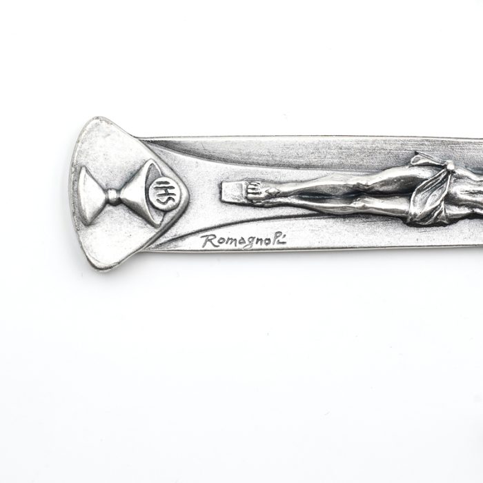 十字架-天主圣三-镀银合金-13x8.7cm Catholic religious art