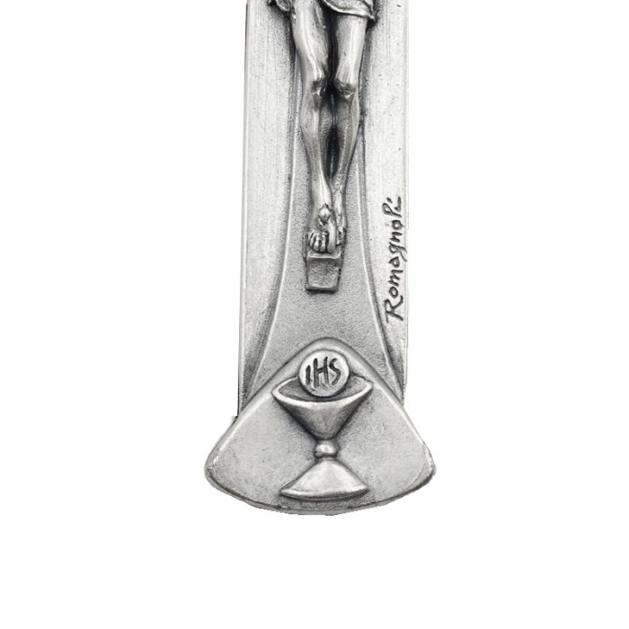 十字架-天主圣三-镀银合金-13x8.7cm Catholic religious art