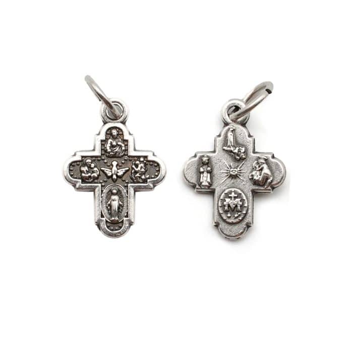 DIY十字架-加尔默罗-锌合金-1.4x1.3cm Catholic religious art