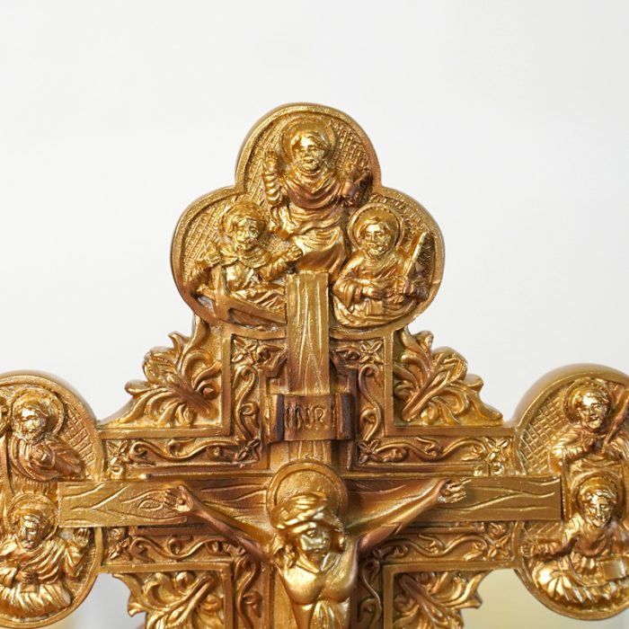 树脂十字架挂件手持-16x14cm Catholic religious art