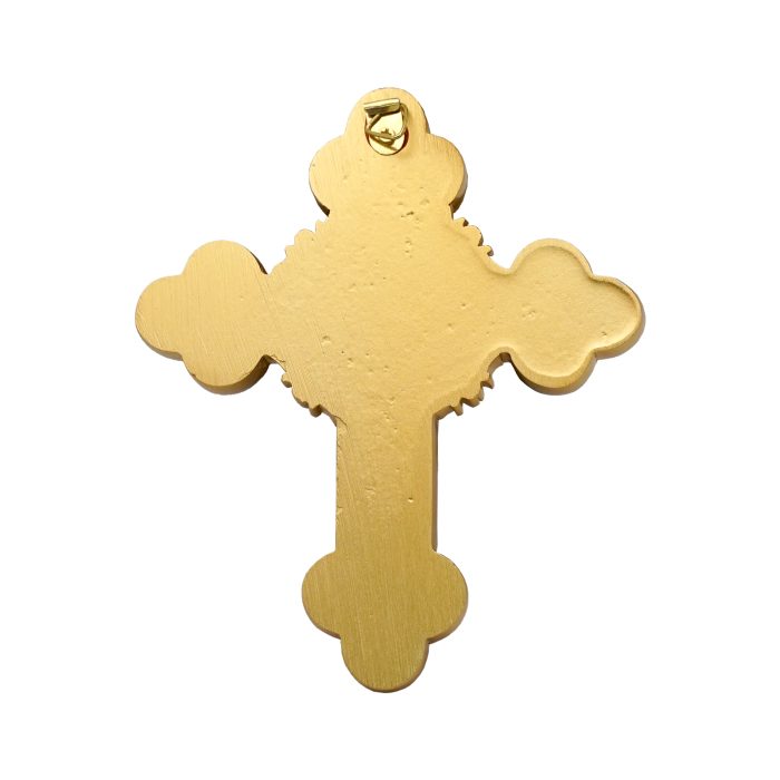 树脂十字架挂件手持-16x14cm Catholic religious art