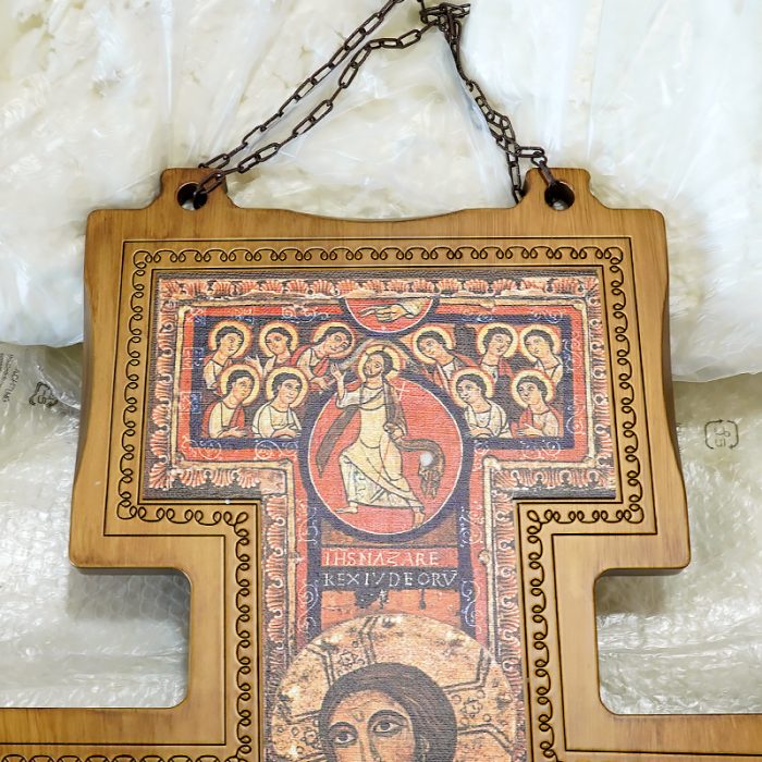 圣达弥盎十字架木制金色-140x100cm Catholic religious art