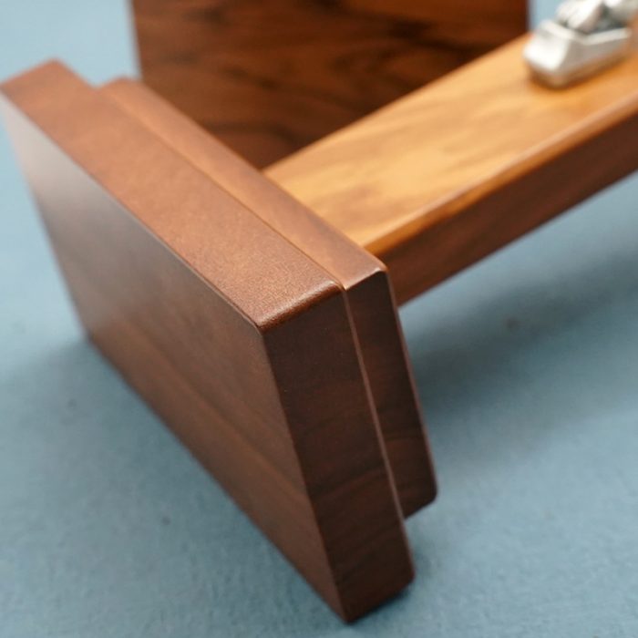 十字架-圣本笃-橄榄木染胡桃木色-带底座-33x19cm Catholic religious art