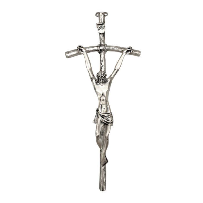 十字架-权杖-锌合金-张开手臂圣尸-28.5x12cm Catholic religious art