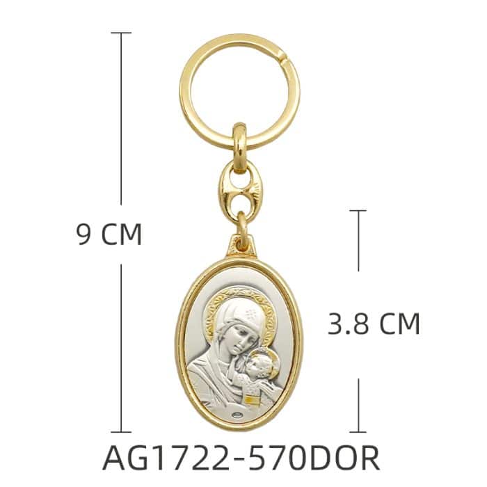 钥匙扣-Vladimiri圣像-永援圣母 Catholic religious art