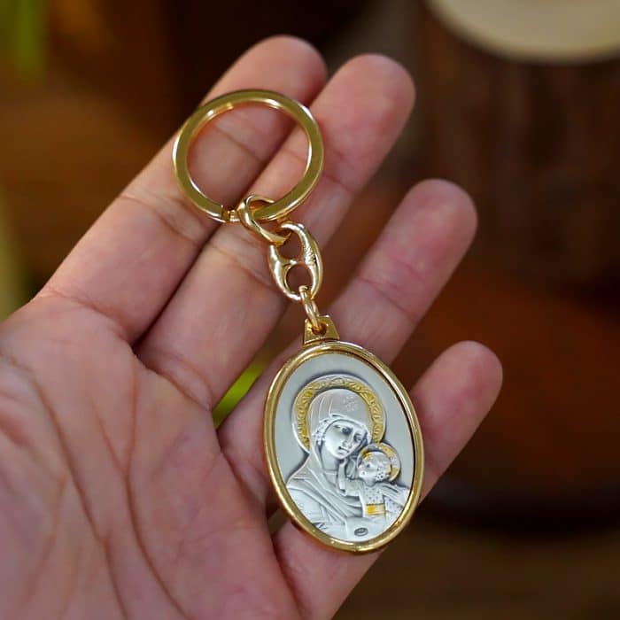 钥匙扣-Vladimiri圣像-永援圣母 Catholic religious art