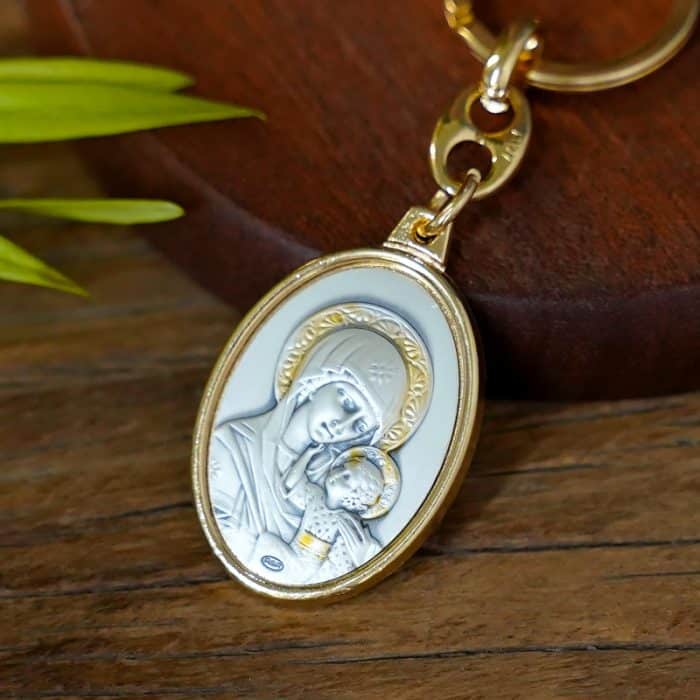 钥匙扣-Vladimiri圣像-永援圣母 Catholic religious art