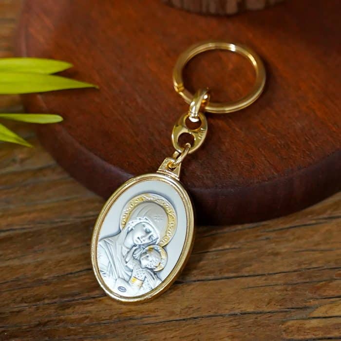 钥匙扣-Vladimiri圣像-永援圣母 Catholic religious art