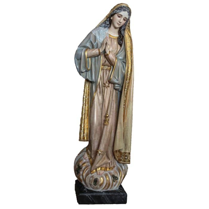 葡萄牙木雕-法蒂玛圣母木雕 - 葡萄牙制作 Catholic religious art