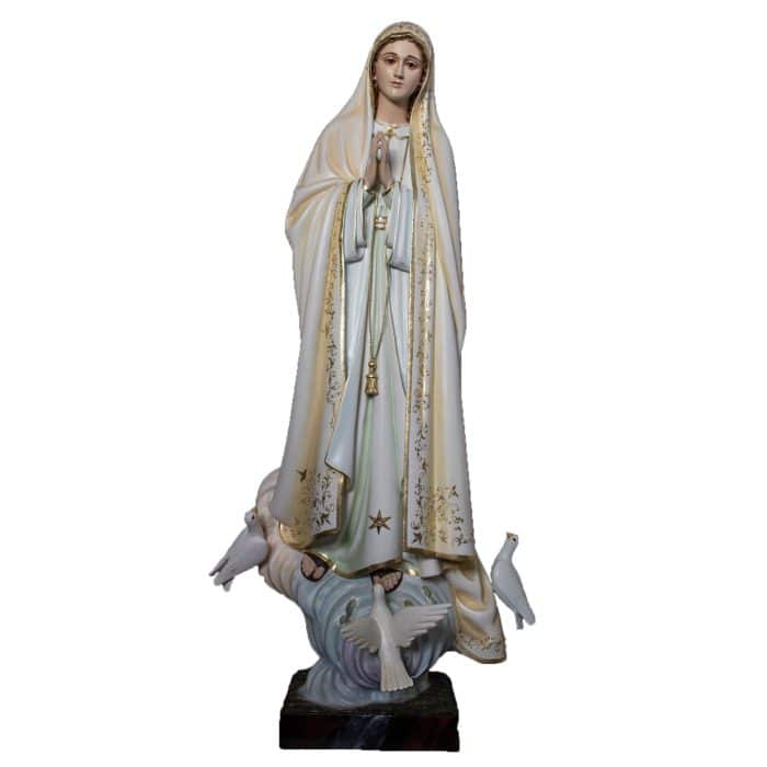 葡萄牙木雕-庞塔的法蒂玛圣母 Catholic religious art