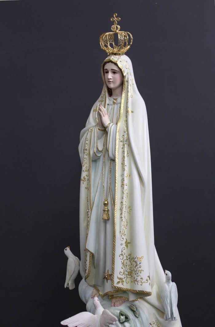 葡萄牙木雕-庞塔的法蒂玛圣母 Catholic religious art