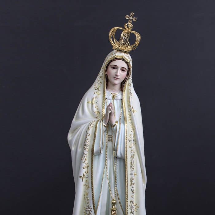 葡萄牙木雕-庞塔的法蒂玛圣母 Catholic religious art