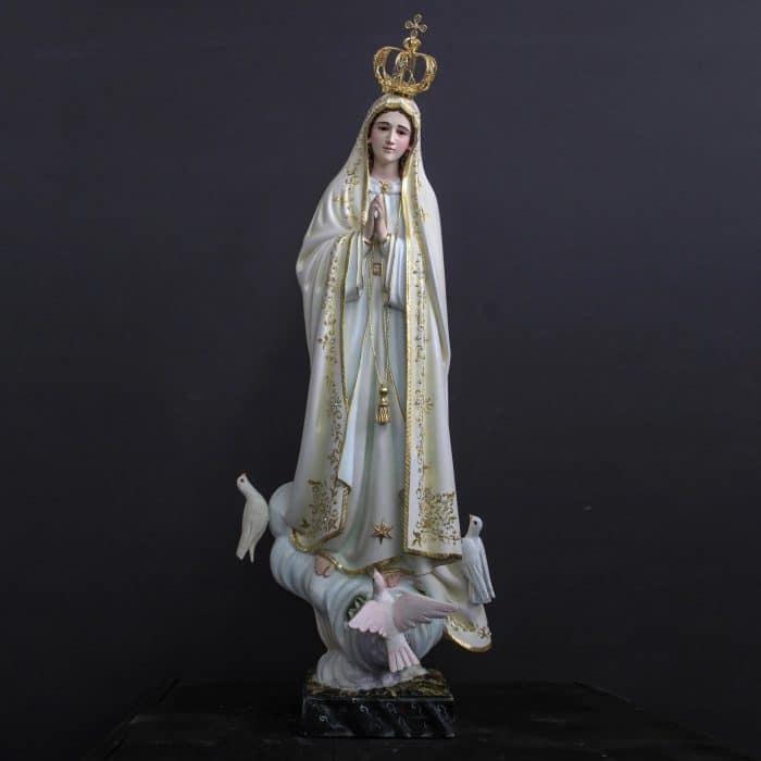 葡萄牙木雕-庞塔的法蒂玛圣母 Catholic religious art