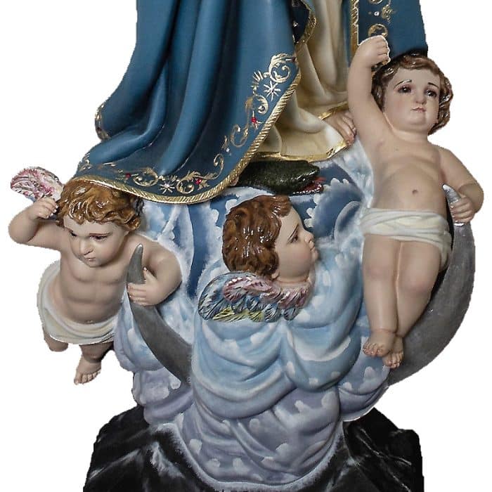 葡萄牙木雕-无玷圣母 Catholic religious art