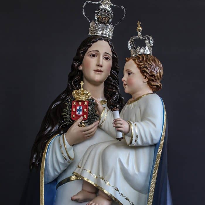 葡萄牙木雕-维拉维索萨无玷圣母 Catholic religious art