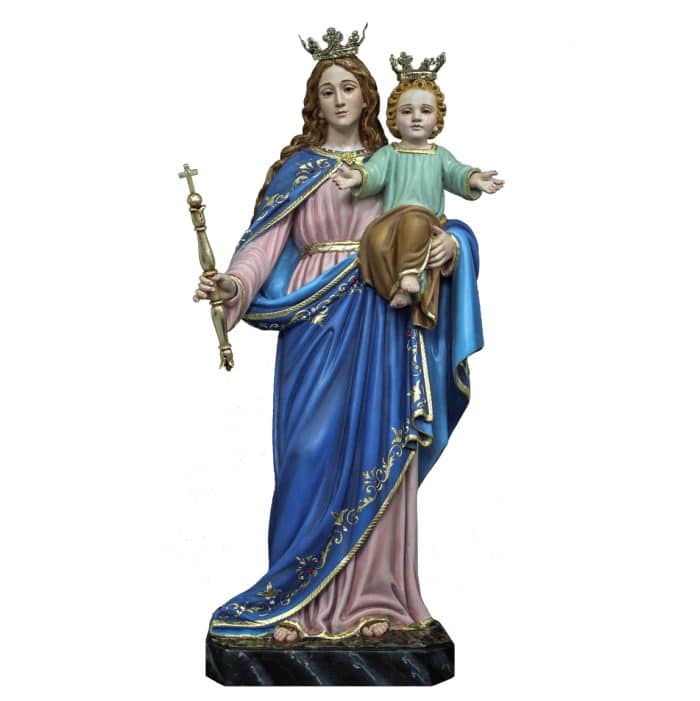 葡萄牙木雕-进教之佑圣母 Catholic religious art