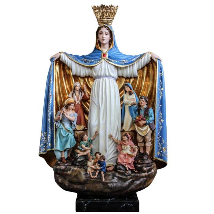 葡萄牙木雕-守护圣母 Catholic religious art