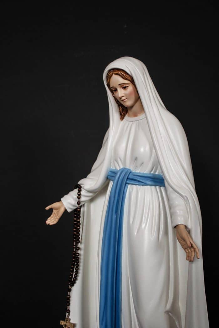 葡萄牙木雕-露德圣母 Catholic religious art