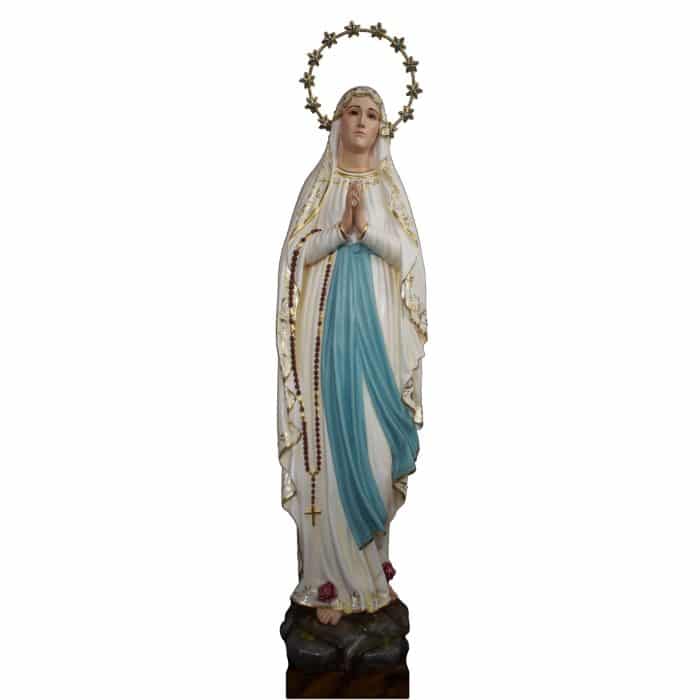 葡萄牙木雕-露德圣母 Catholic religious art