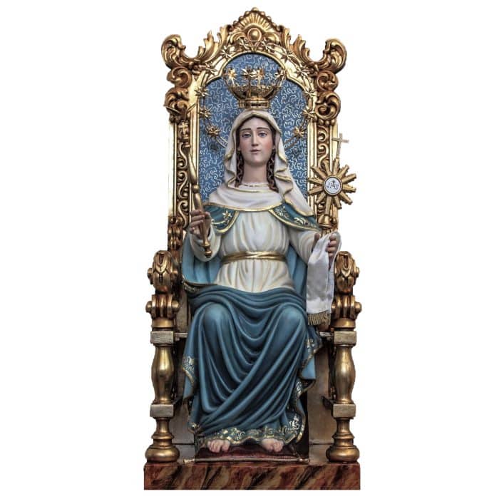 葡萄牙木雕-恩宠圣母 Catholic religious art