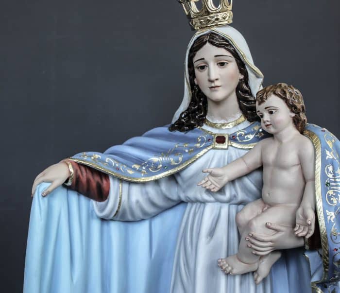 葡萄牙木雕-仁慈圣母 Catholic religious art