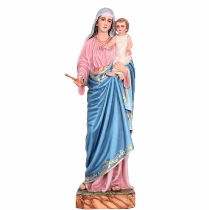 葡萄牙木雕-玫瑰之后圣母 Catholic religious art