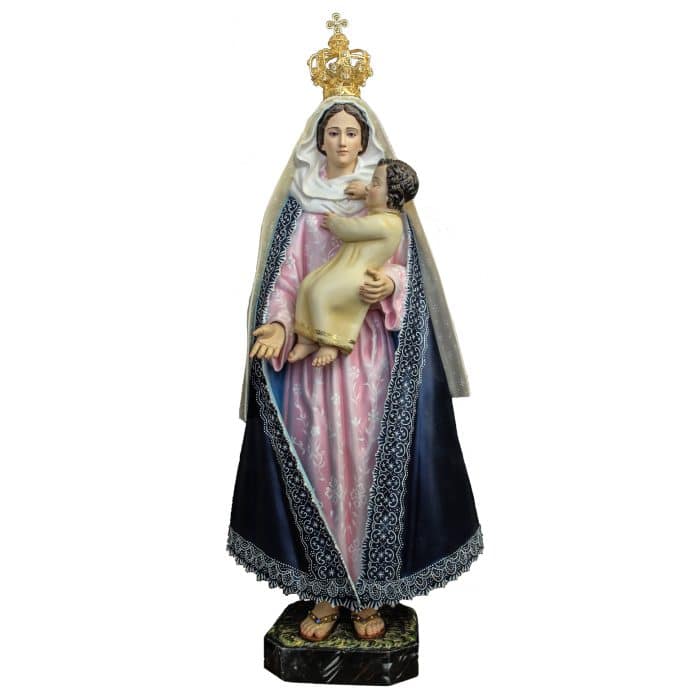 葡萄牙木雕-新道路圣母 Catholic religious art