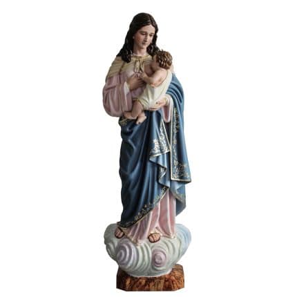 葡萄牙木雕-哺乳圣母