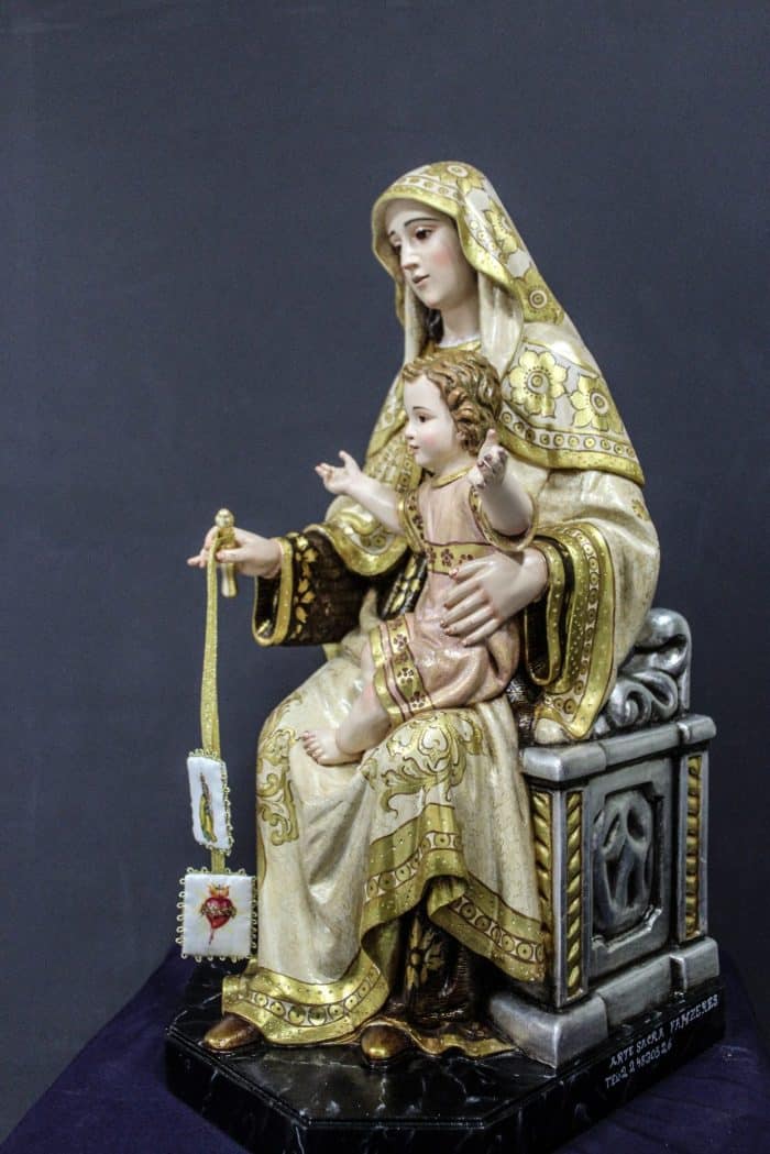 葡萄牙木雕-加尔默罗圣母 Catholic religious art