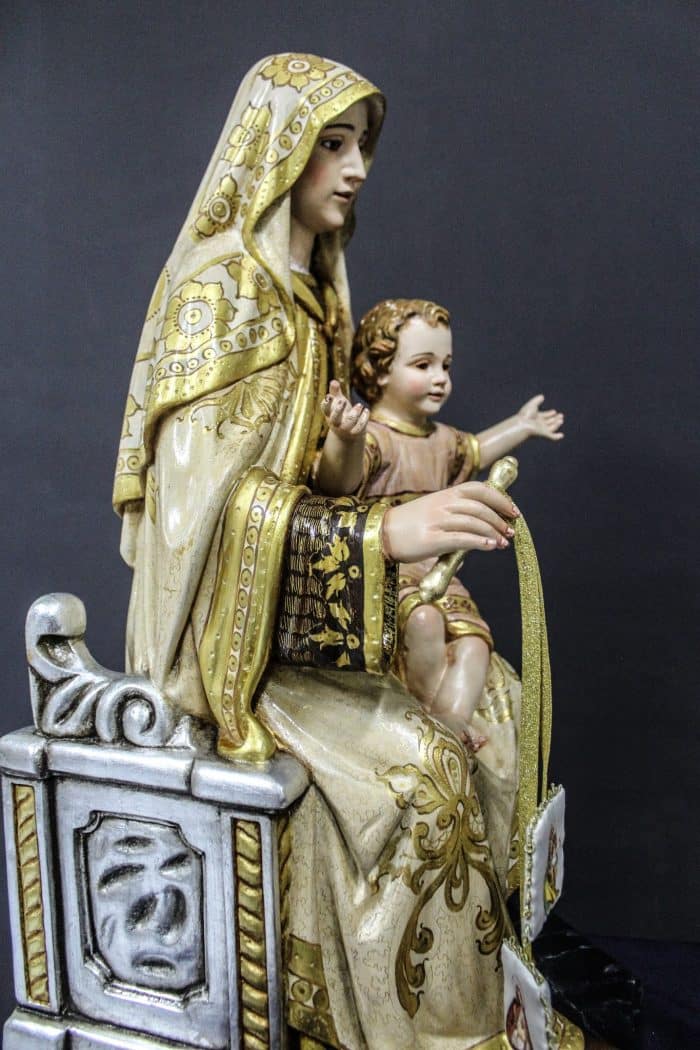 葡萄牙木雕-加尔默罗圣母 Catholic religious art