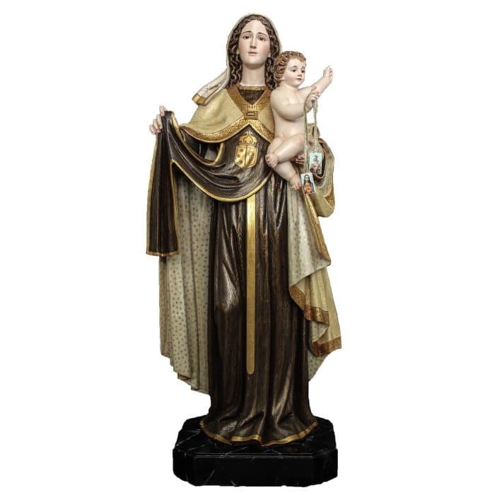 葡萄牙木雕-加尔默罗圣母 Catholic religious art