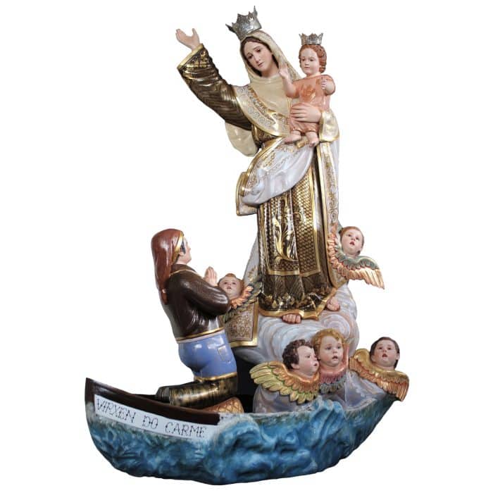 葡萄牙木雕-加尔默罗圣母 Catholic religious art