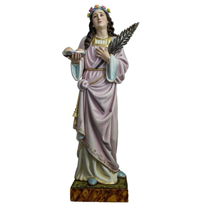 葡萄牙木雕-圣阿格达 Catholic religious art