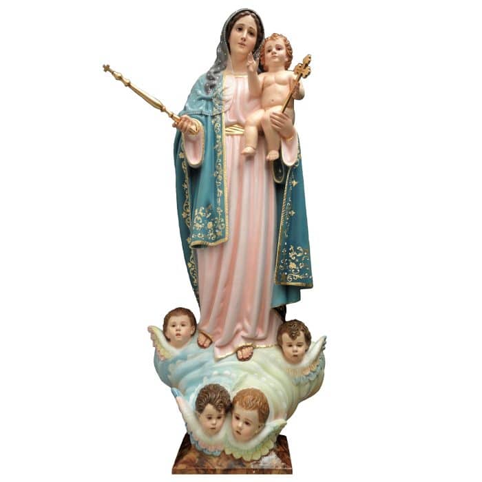 葡萄牙木雕-健康之后圣母 Catholic religious art