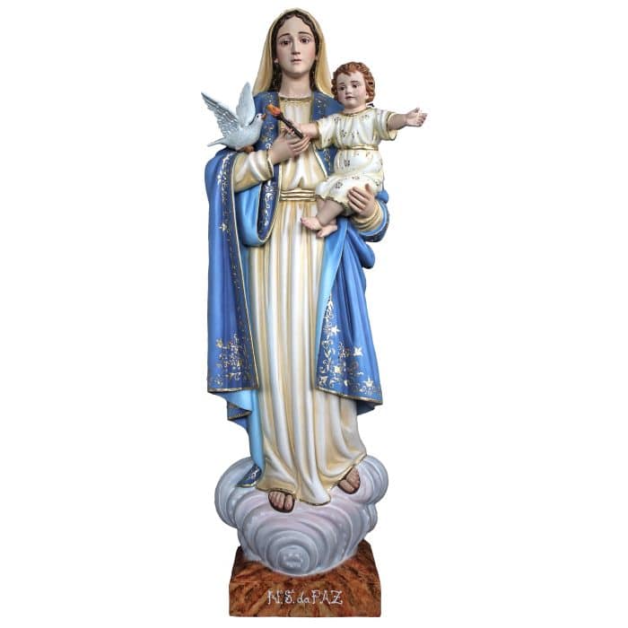 葡萄牙木雕-和平之后圣母 Catholic religious art