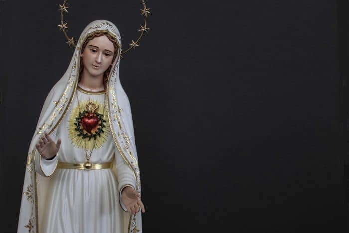 葡萄牙木雕-圣母圣心 Catholic religious art