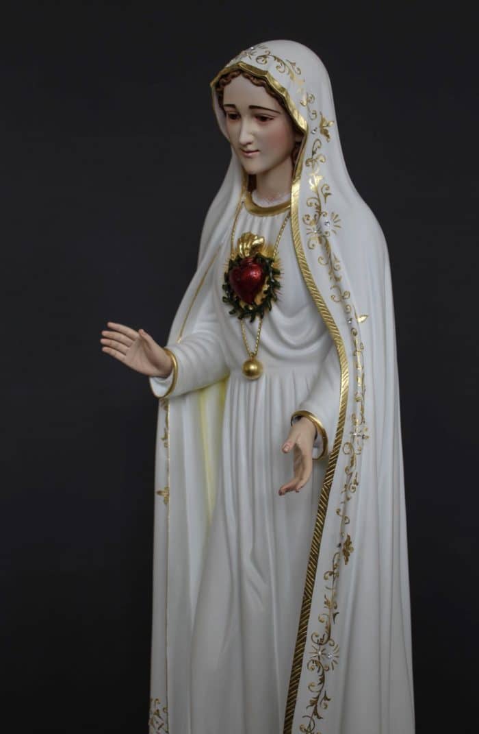 葡萄牙木雕-圣母圣心 Catholic religious art