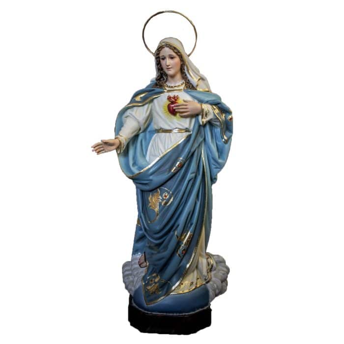 葡萄牙木雕-圣母圣心 Catholic religious art