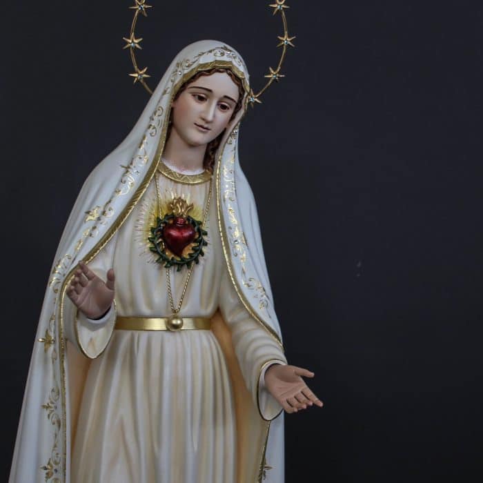 葡萄牙木雕-圣母圣心 Catholic religious art